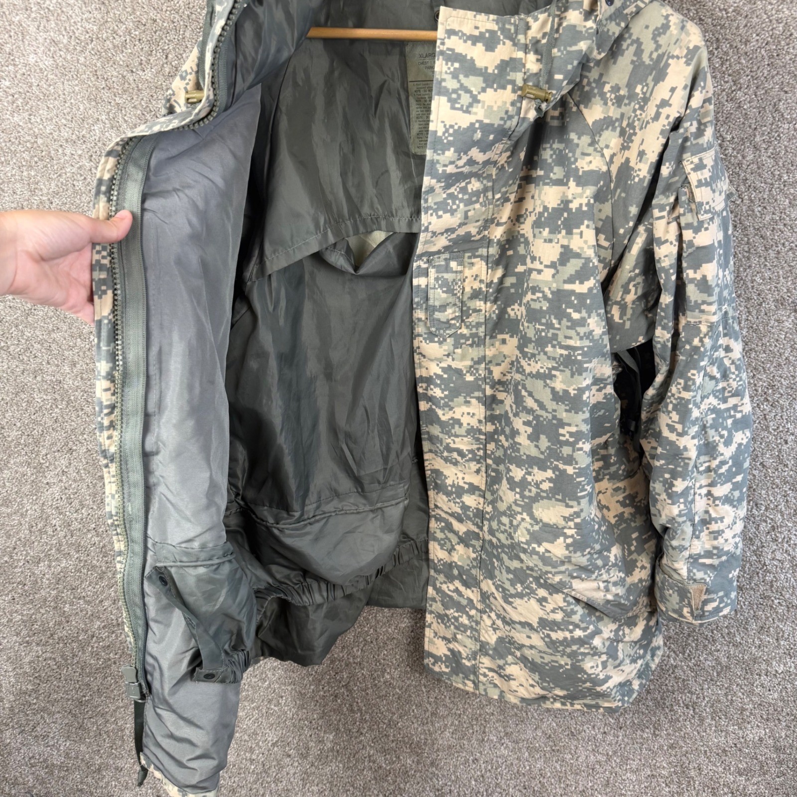 Tru-Spec H2O ECWCS Gen 2 Parka Mens XL Regular ACU Camo Waterproof Jacket