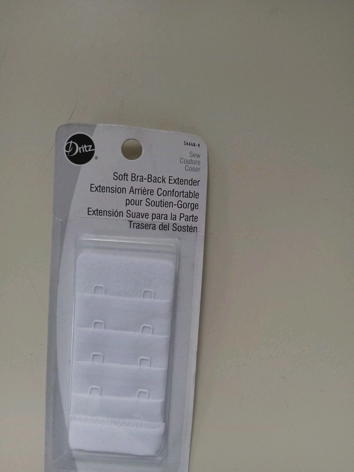 Dritz 56648-9 Bra Back Extender 1-1/2″ Wide-White Four Position Add 1-3″ To Back