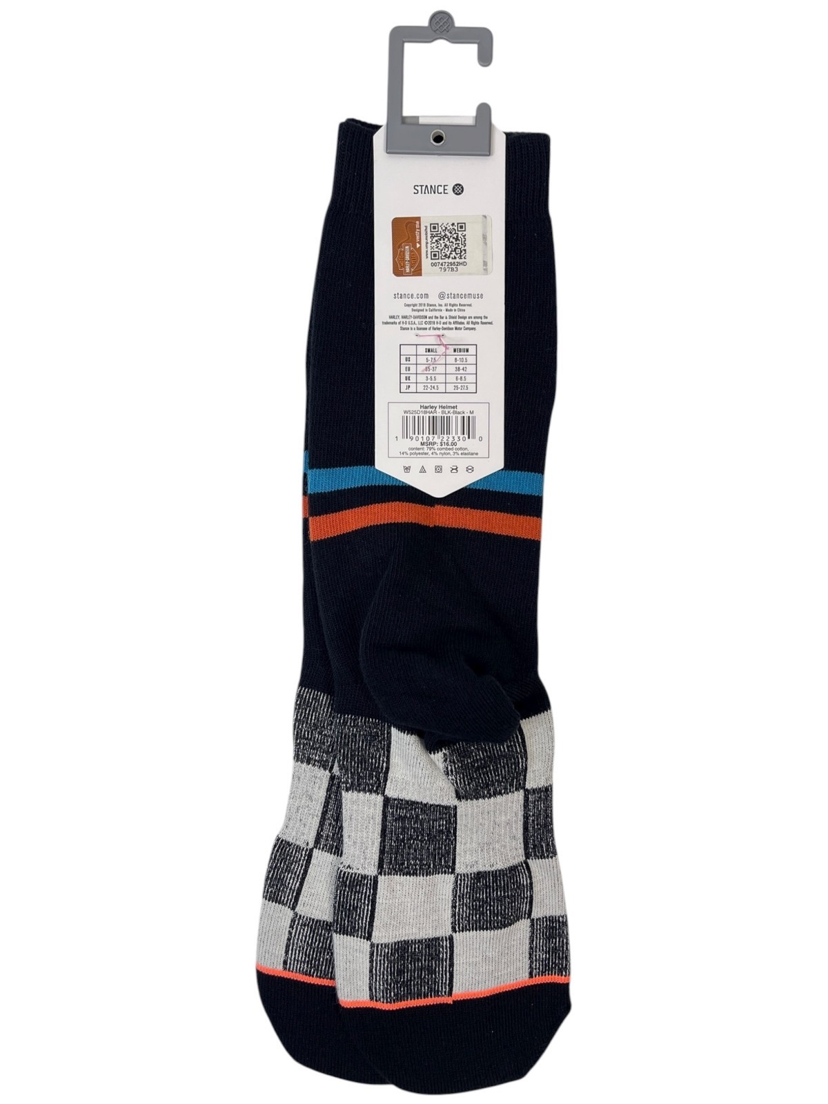 4 Stance x Harley Davidson Women’s Crew Socks – Size Medium 8 – 10.5 – $66 MSRP