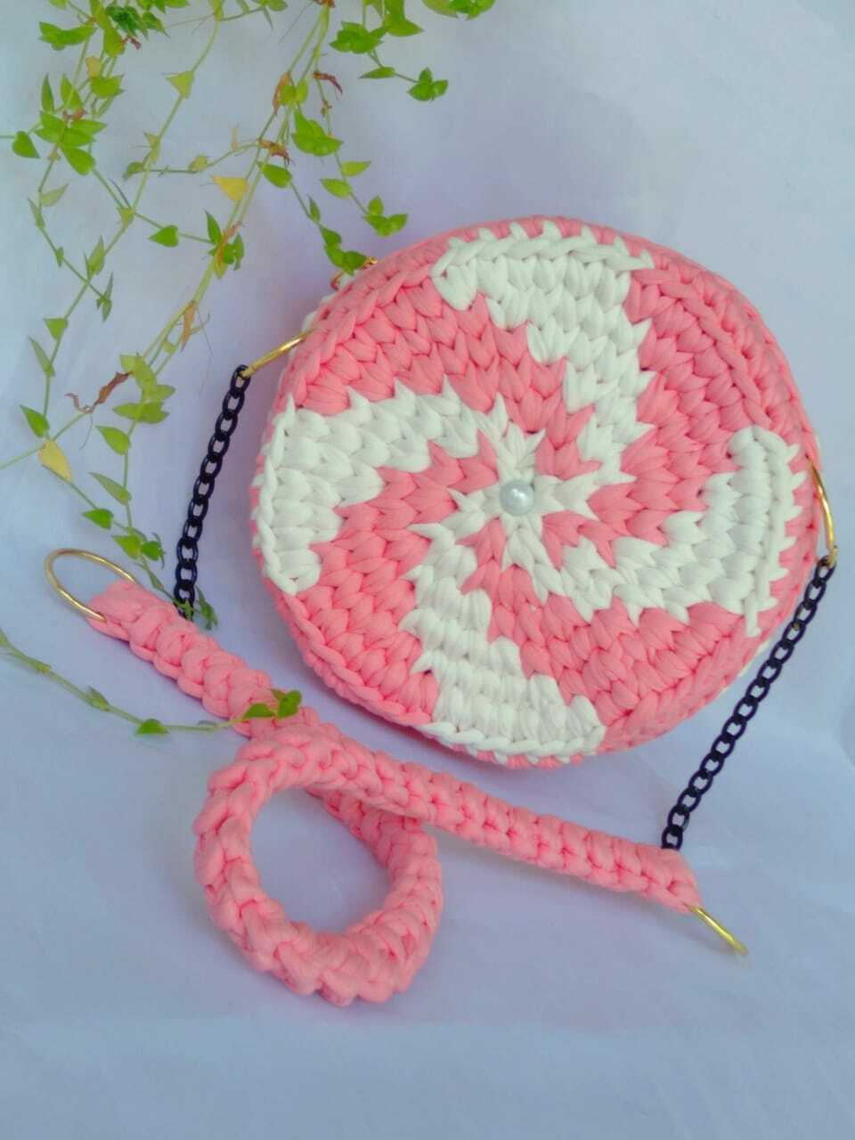 Handbag Women Purse Body Cross Shoulder Ladies Fashion Yarn Eco-Friendly New