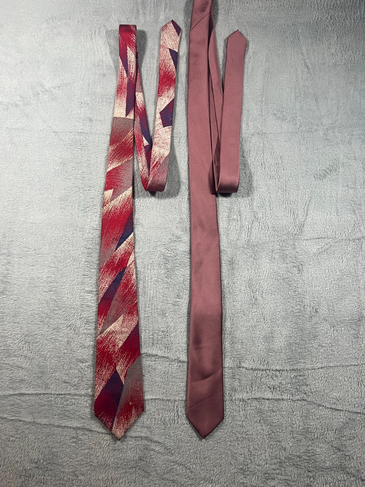 Egara 100% Silk Necktie and Stradivari Multi-Color 100% Silk Necktie