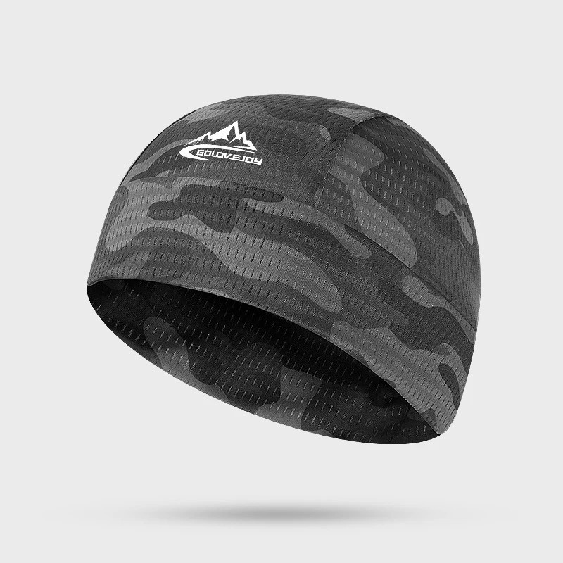 Cooling Moisture Sweat Wicking Dome Skull Cap Helmet Liner Bald Sport Beanie Hat