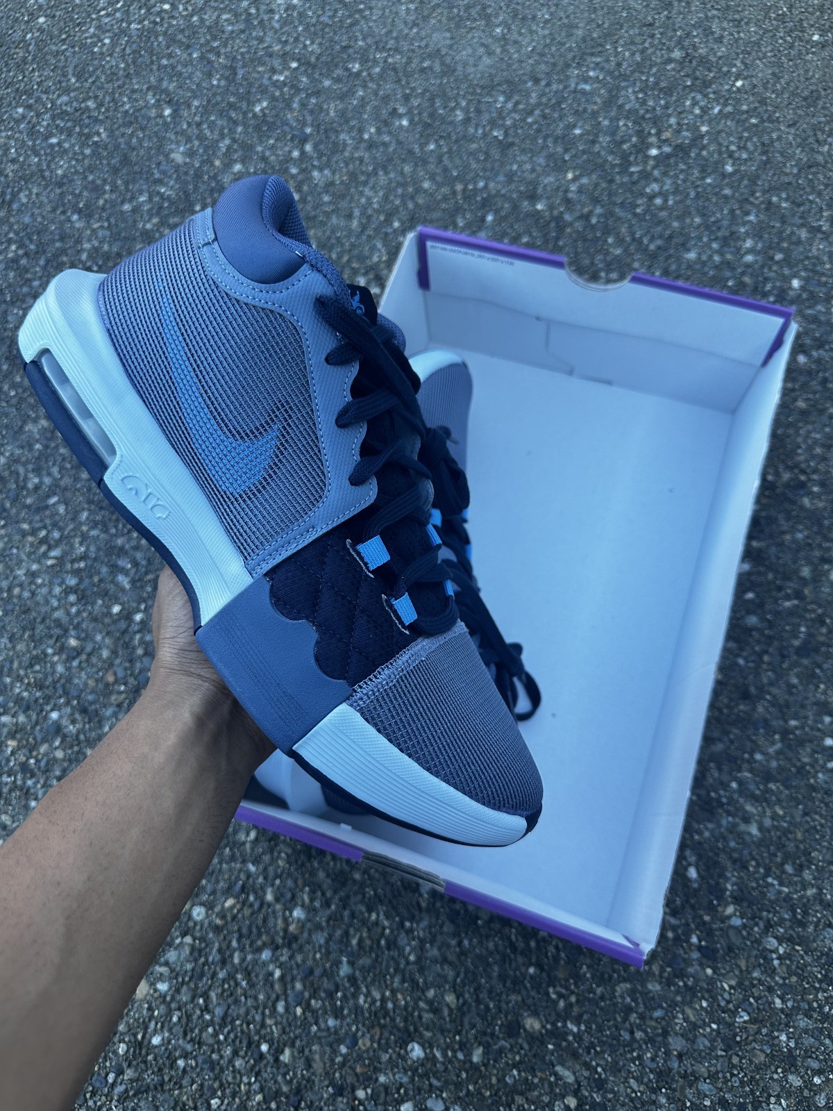 Nike LeBron Witness 8 Ashen Slate Sierra Canyon Basketball FB2239-400 Size 9-13