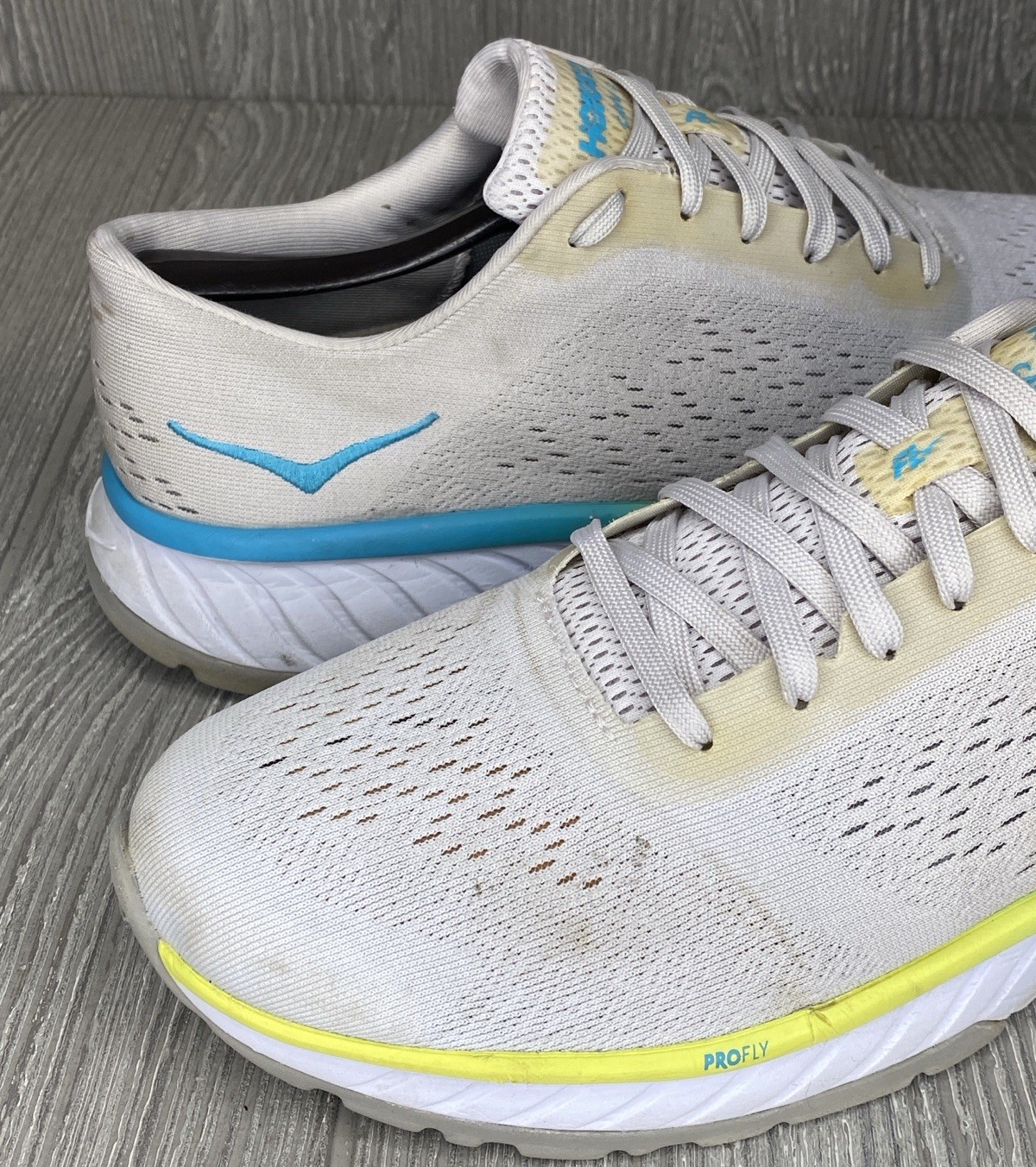 Hoka One One Cavu 2 Marl Blue Air Athletic Running Shoes Sneaker Women’s Size 9