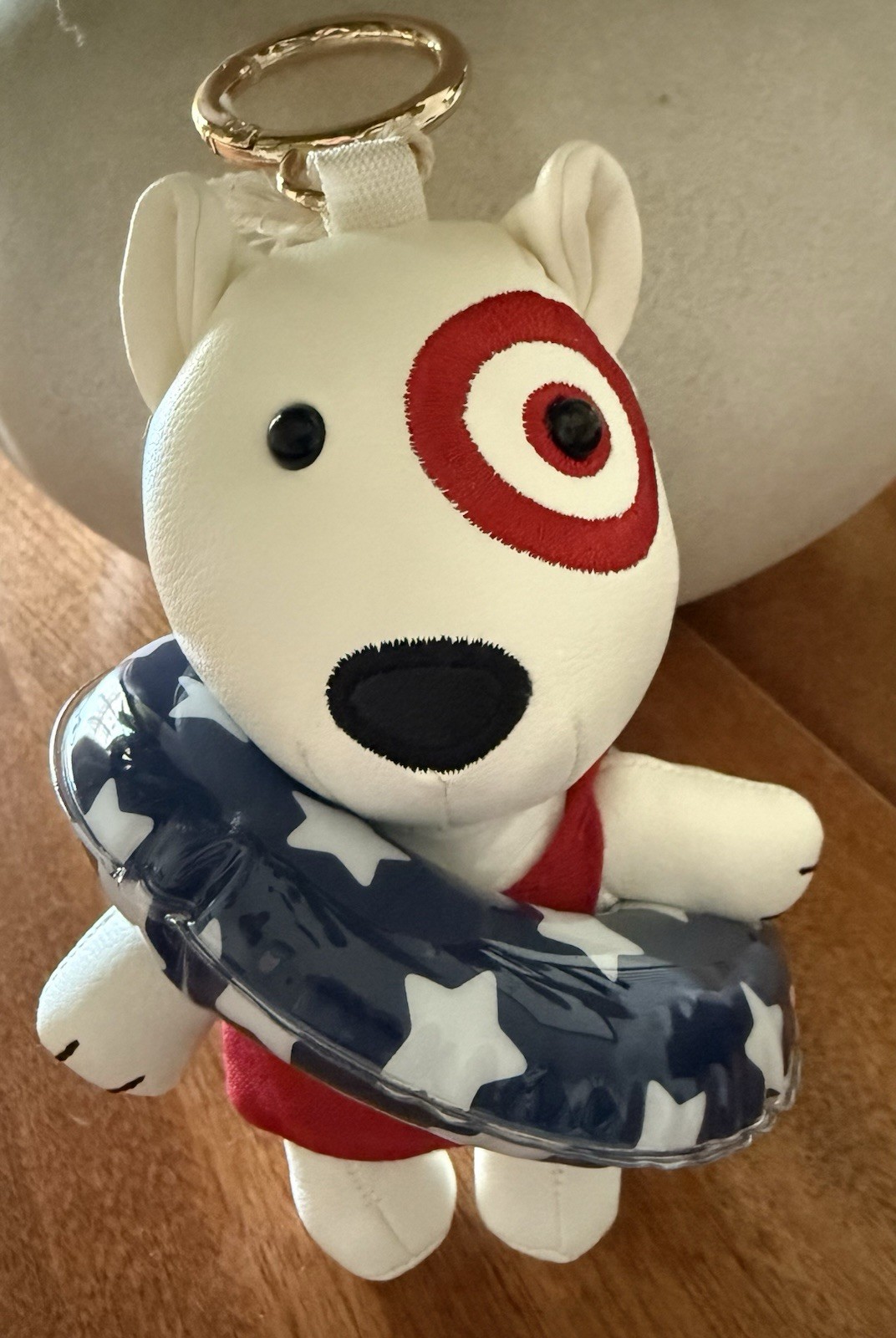 Target Patriotic Bullseye Beach Summer Bag Purse Charm Universal Thread