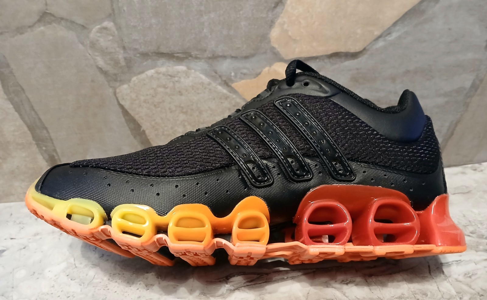Adidas Megaride Running NEW Mens Size 6.5 Athletic Shoes Black Womens 7.5 JQ7833