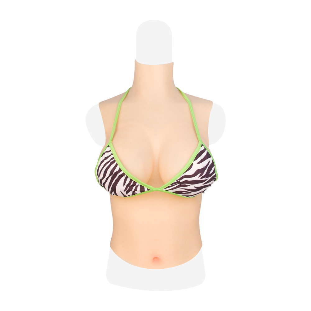 Silicone C/G Cup Bodysuit Breast Forms Fake Vagina Hip Shaping Female Body Suit