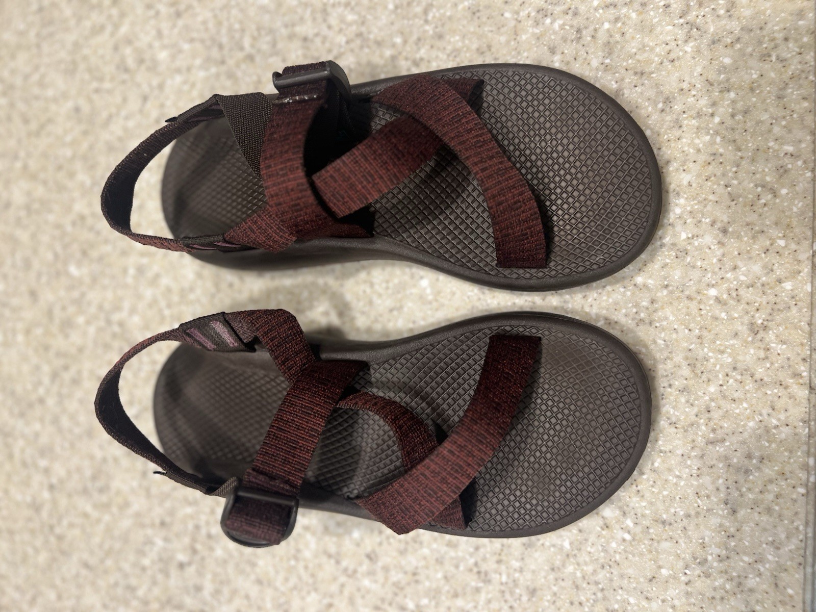 Chaco Men’s Z/Cloud Sandals Size 9 Red & Brown