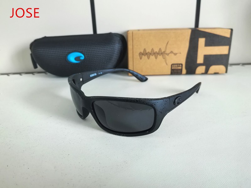 Costa Del Mar JOSE Speck Black Frame/Black 580P Polarized Lenses