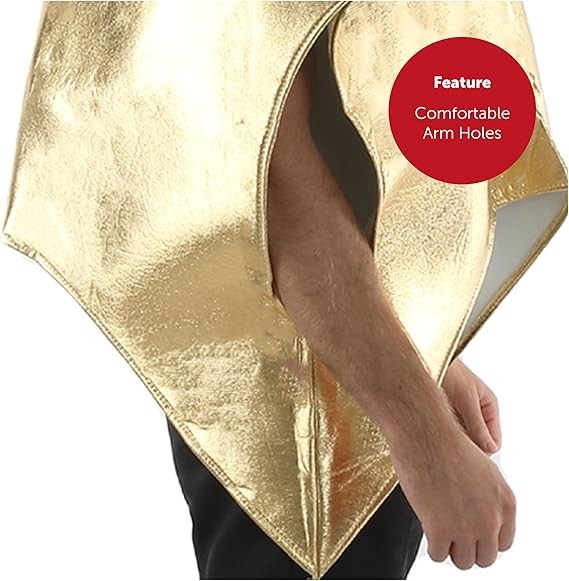 Adult Christmas Costume, Large Gold Star