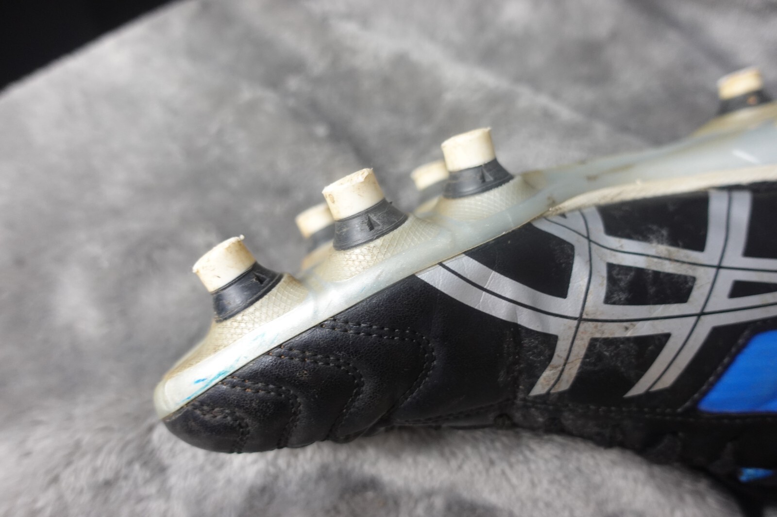 Asics Lethal Tackle Mens Football Boots P507Y Blue Us 8