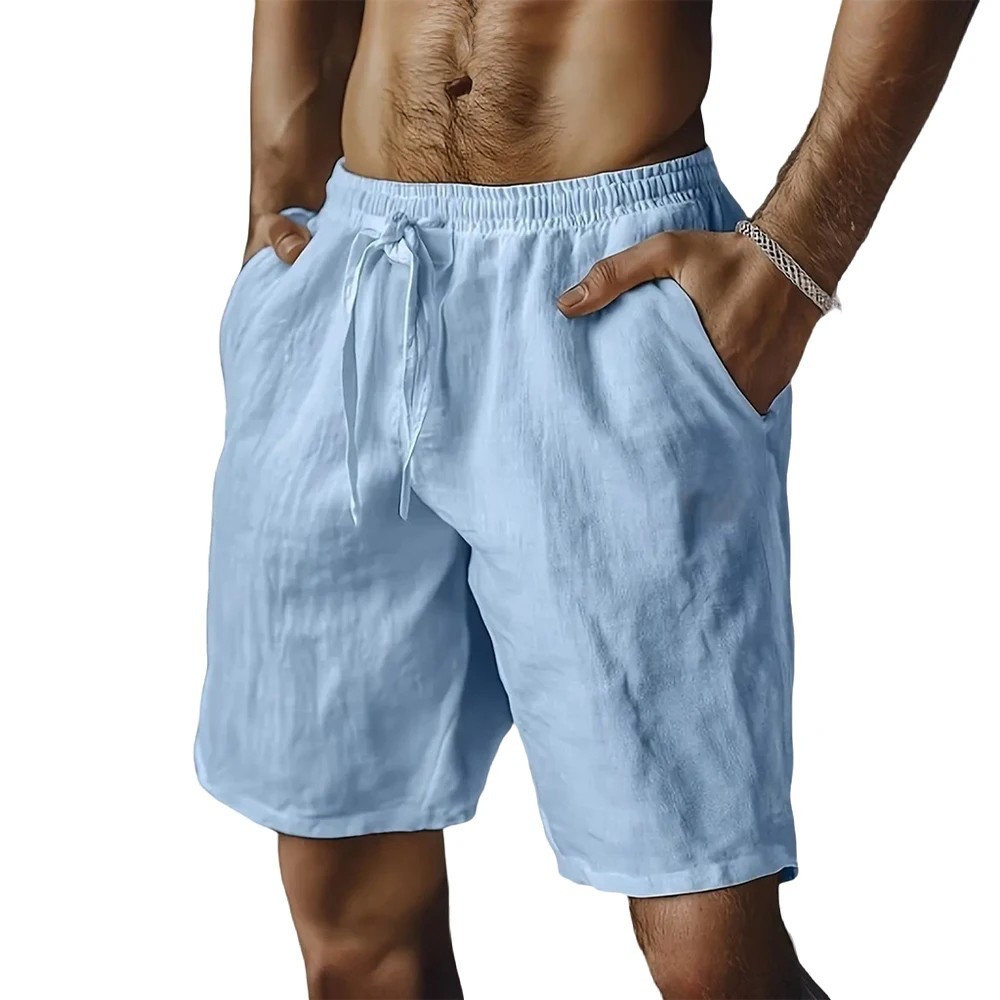 Men’s Summer Breathable Beach Shorts Lightweight Casual Hawaii Gym Pants Gift