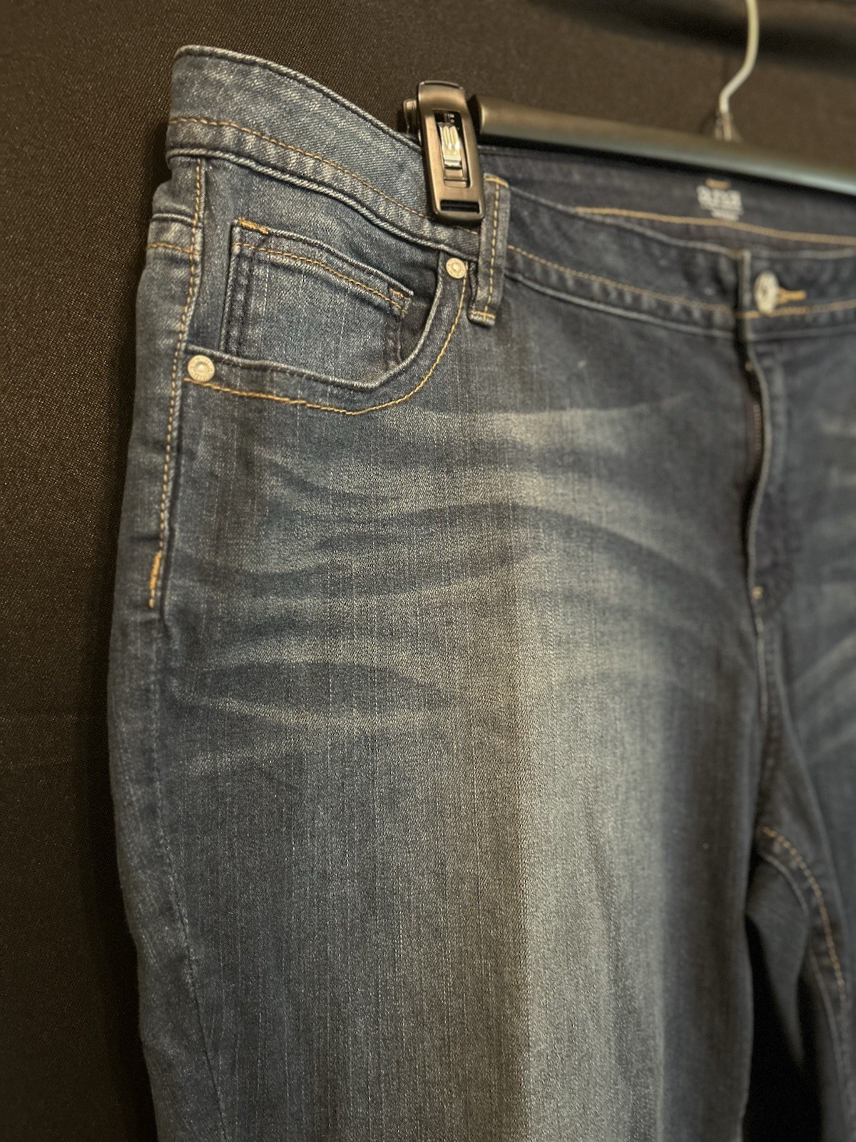 a.n.a Plus Women Mid-Rise Boyfriend Jean Size 22W Dark Heirloom Color