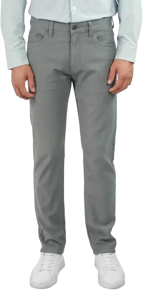 Jachs New York Men’s Straight Fit Stretch 5 Pocket Twill Pant Gray,Tan,Navy New!