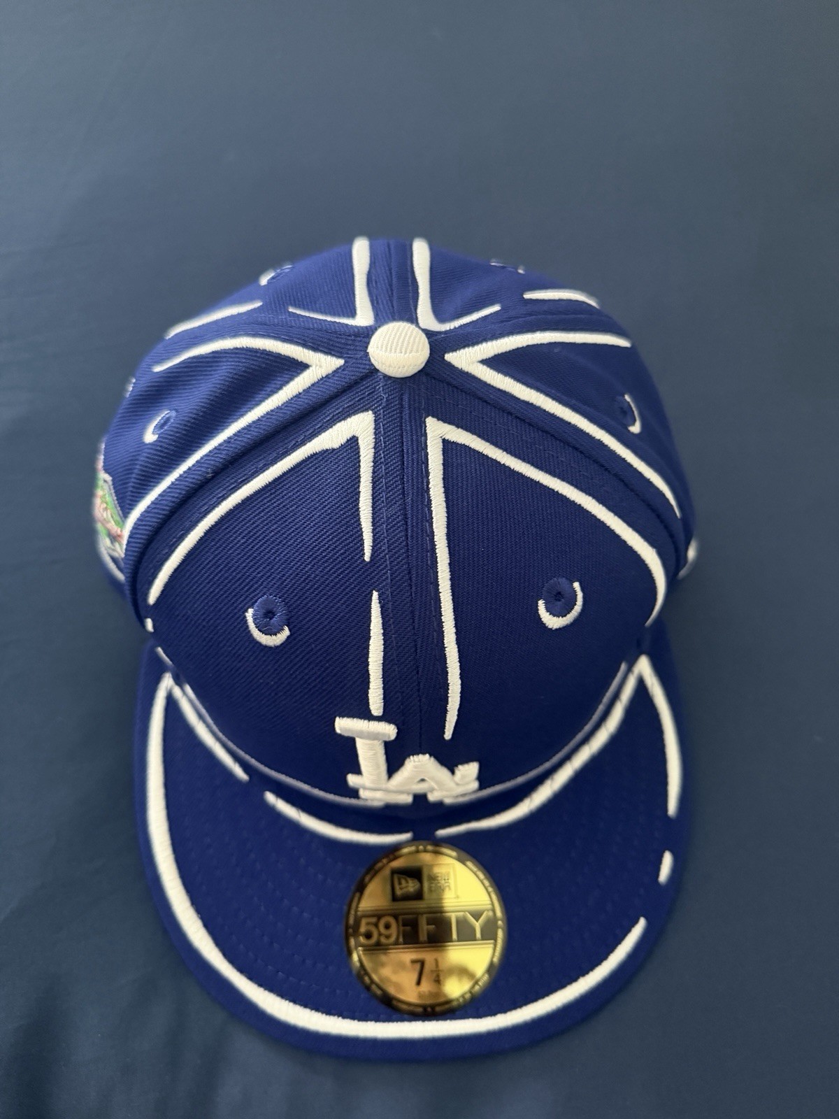 New Era Lids HD x Joshua Vides Los Angeles Dodgers Fitted Contrast LA OG 7 1/4
