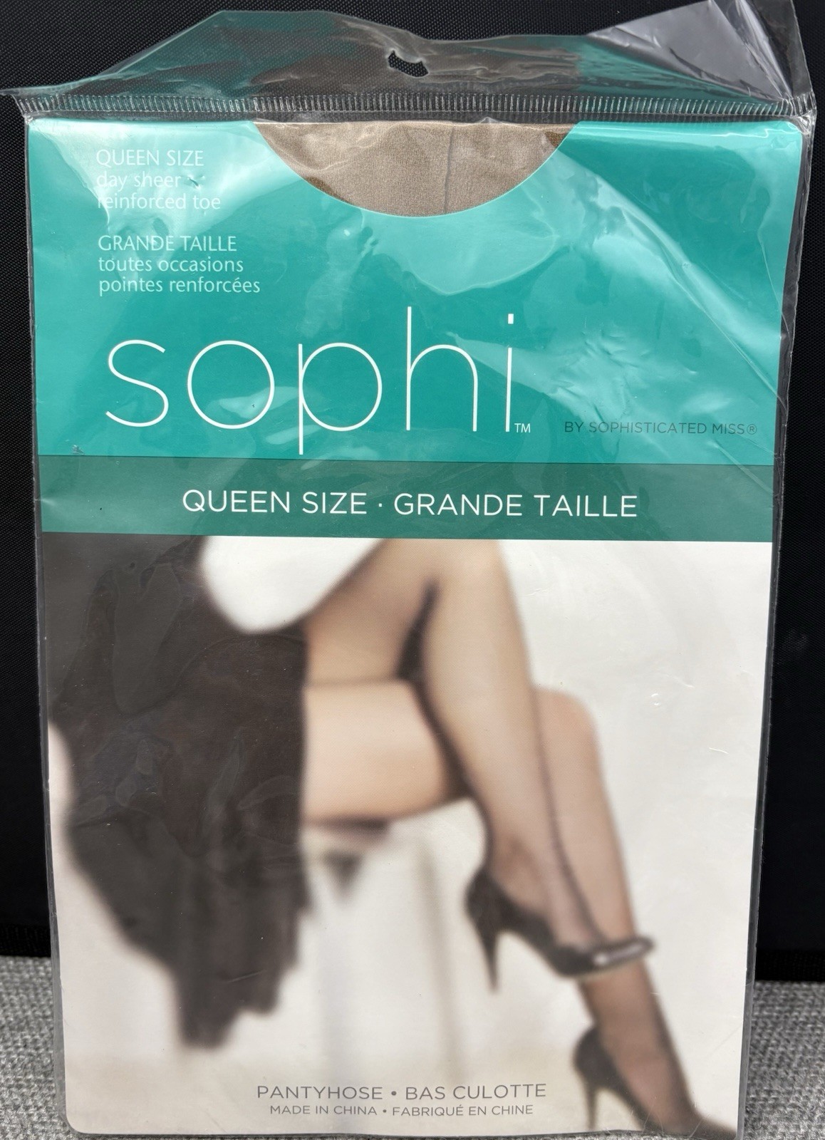 Sophi by Sophisticated Miss Queen Size Day Sheer Beige Pantyhose Reinforced Toe