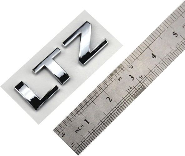 Replacement for LTZ Letter Nameplate Emblem, Badge 2008-2015 (1pc Chrome)