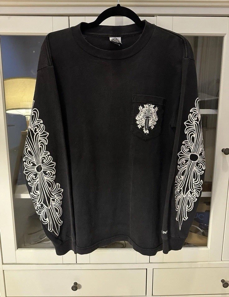vintage chrome hearts long sleeve shirt