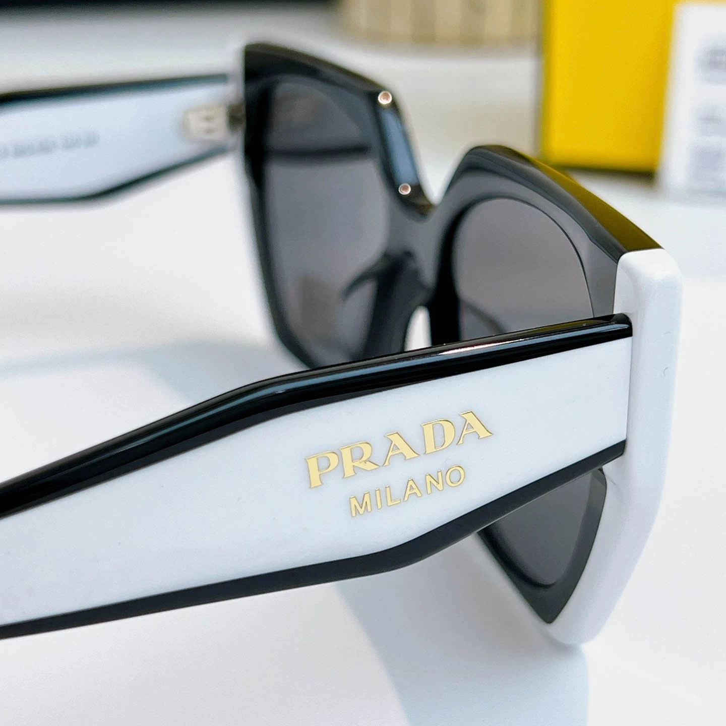 PRADA PR15WS 09Q5S0 54MM Black Talc Dark Grey Women’s Sunglasses