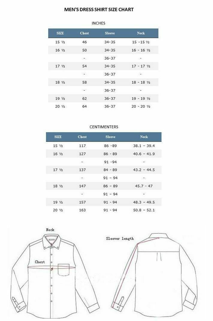 Mens’ Mandarin Collar (Banded Collar) Dress Shirt by TDC Collection