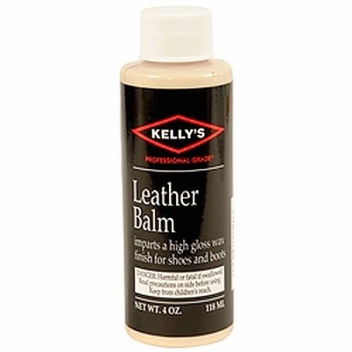 KELLY’S LEATHER BALM Cream Lotion Condition & PRESERVE shoe boot – 4.oz 118ml