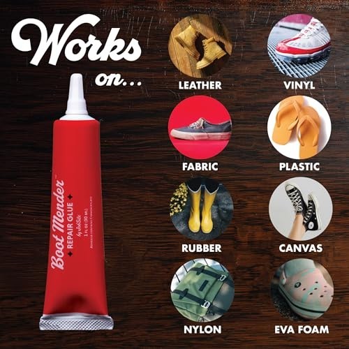 Shoe Glue Sole Repair – Clear Instant Bond, Heavy Duty Adhesive 30g Tube