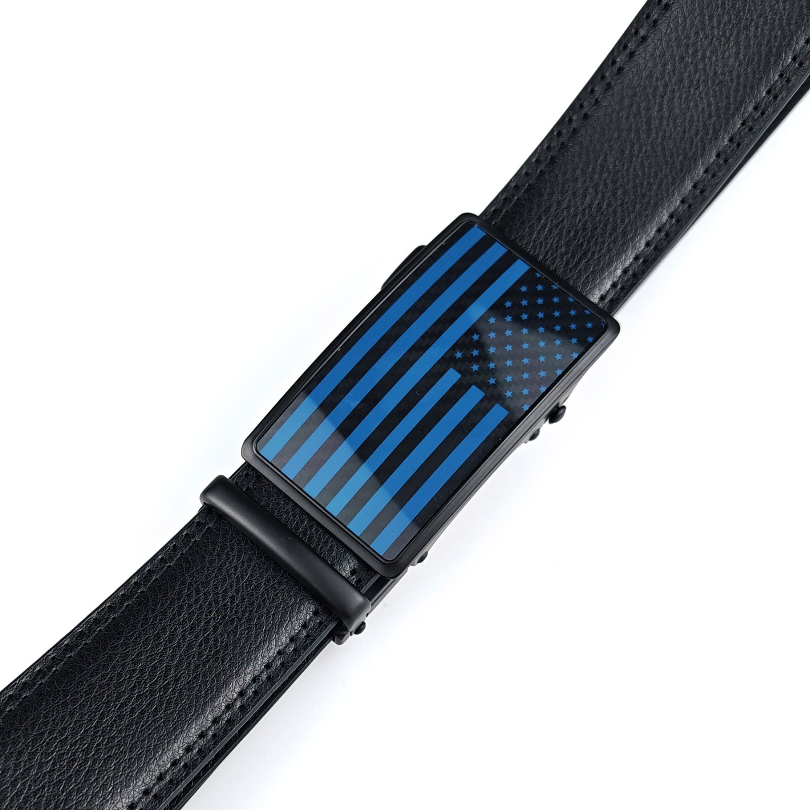 Genuine Leather Mens Ratchet Belt Belts For Men Adjustable Automatic Buckle Ti