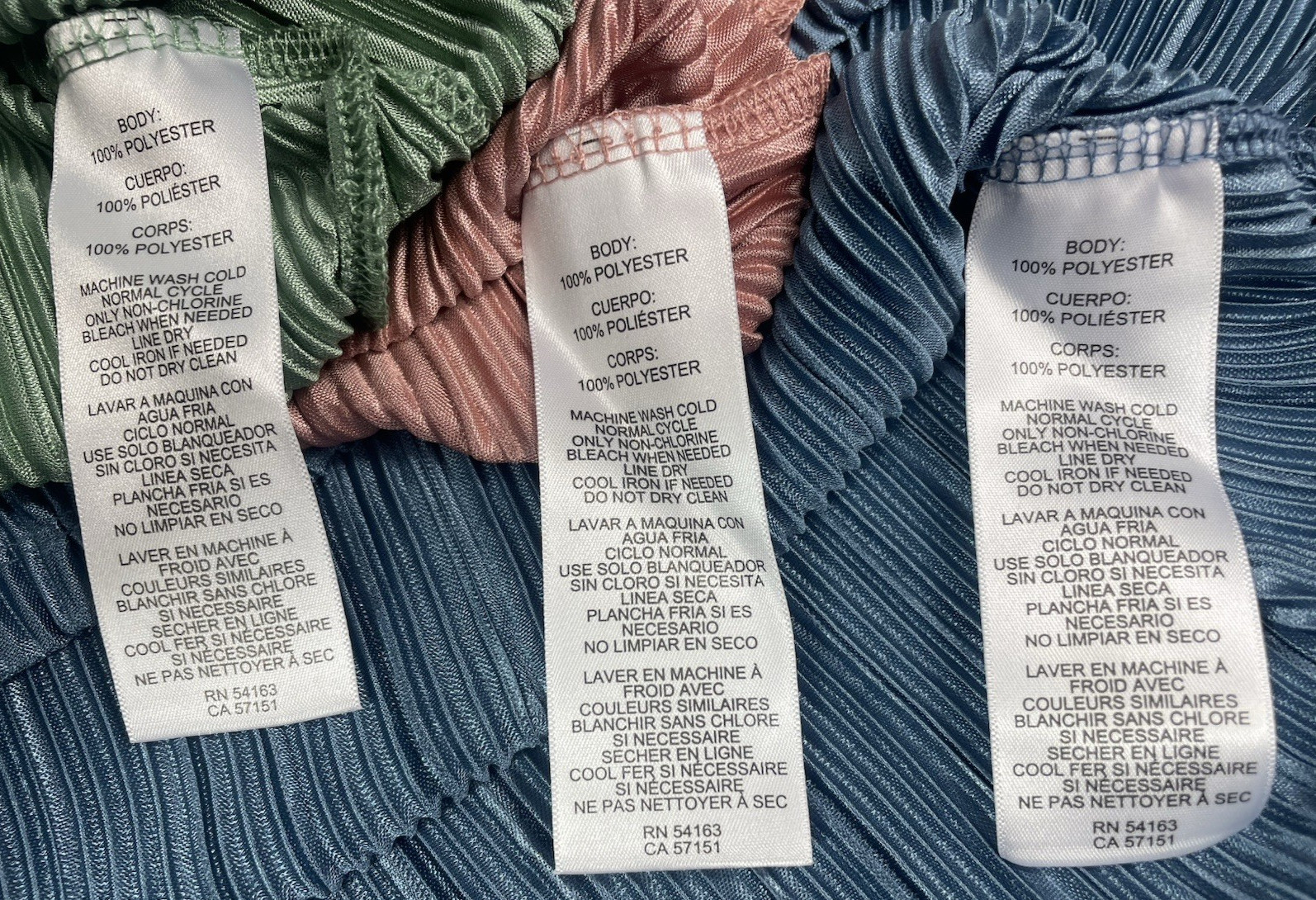 Andrew Marc Women’s Lot of 3 Plisse Tops Pick Your Size NWT