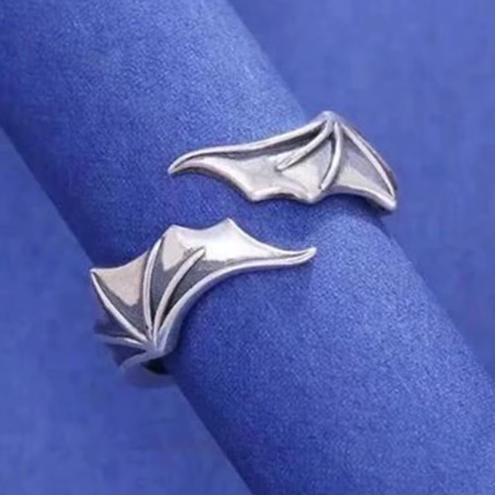 Fashion Angel / Devil Wing Couples Cuff Rings Adjustable Open End