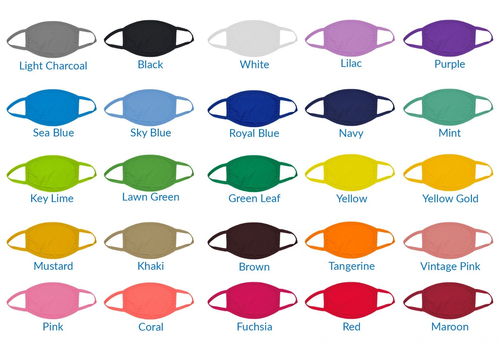 Cotton Face Mask, Reusable Fabric Mask, Blank Cloth Face Mask for Cricut & HTV