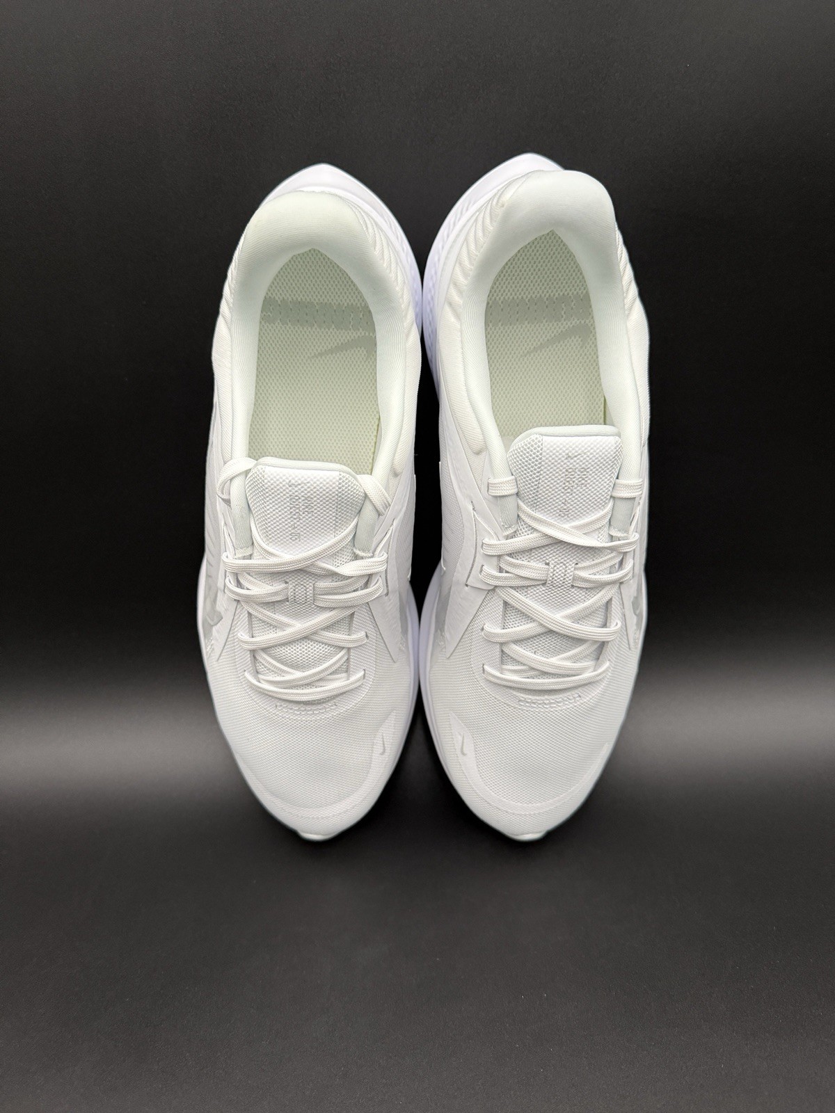 Nike Quest 5 Triple White Gray Athletic Running Sneakers DD0204-100 Men Size