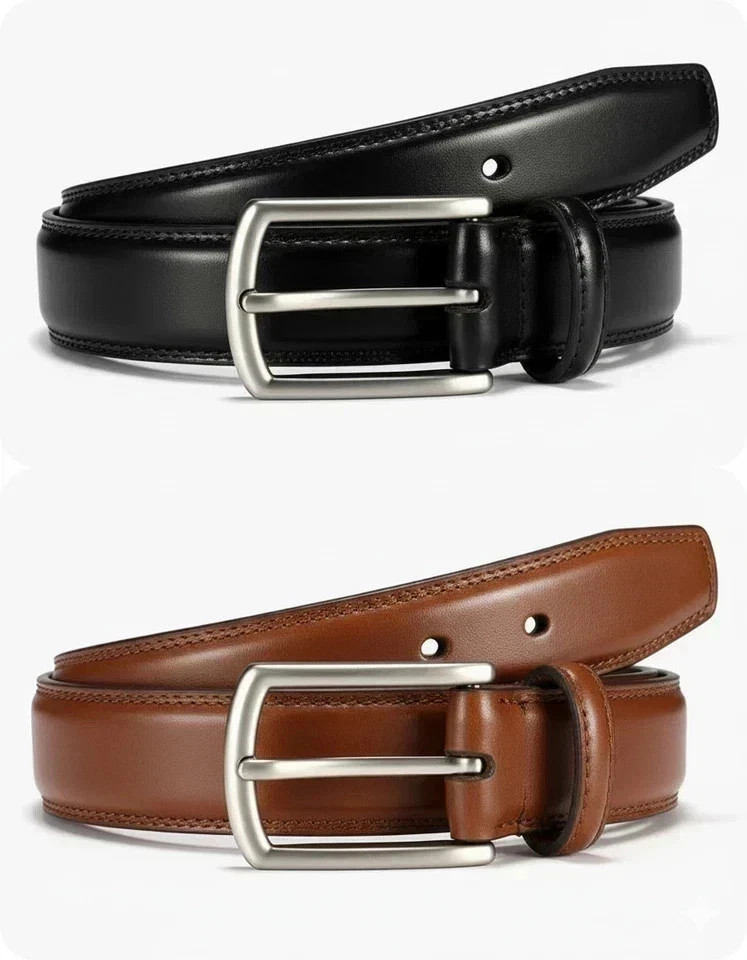 Genuine Leather Belts For Men Classy Dress Belts Mens Belt Many Sizes & Colors