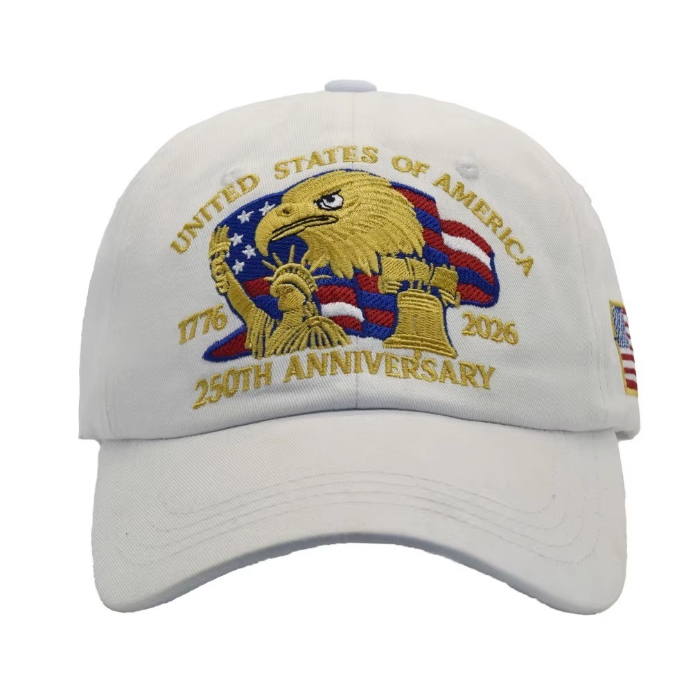 United States 250th Anniversary Baseball Cap – 3D Embroidered Hat***.