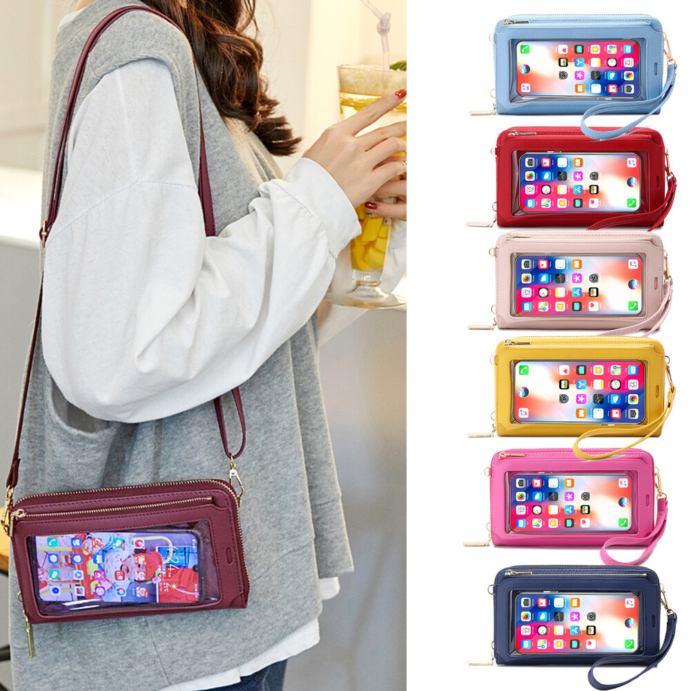 Women’s Wallet Touch Screen Cellphone Crossbody Bag RFID Blocking Purse Handbag