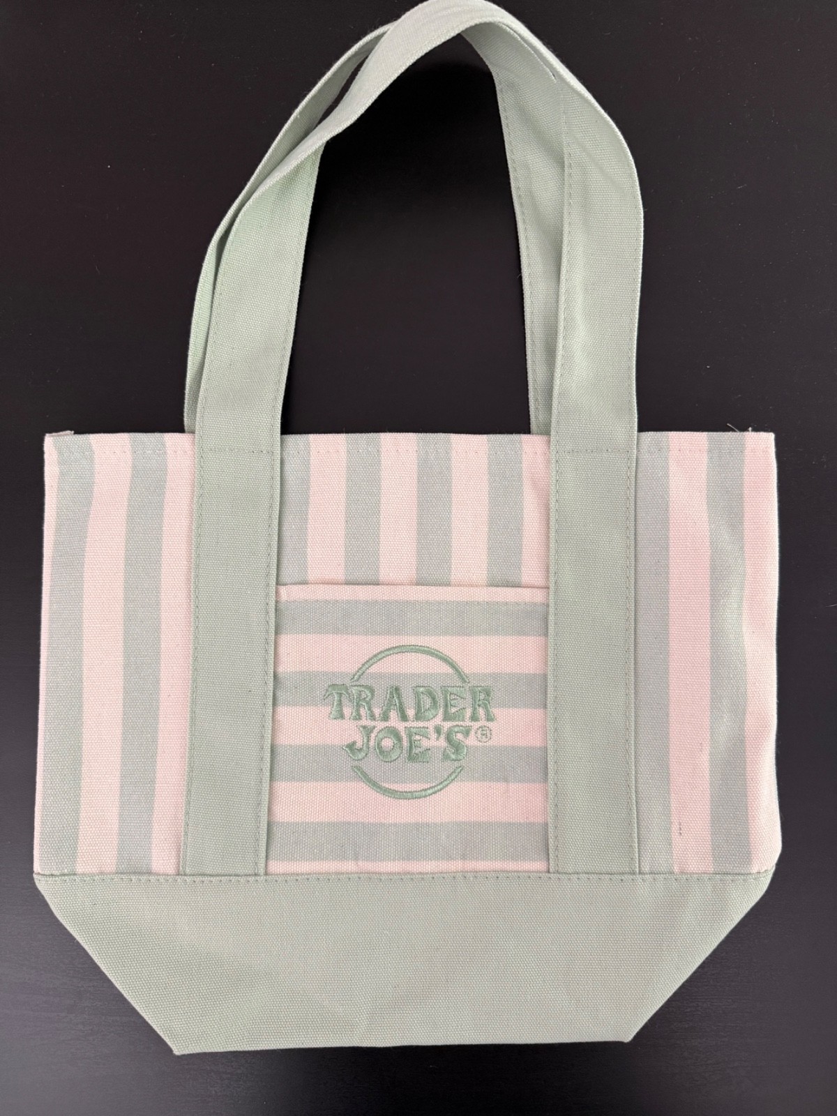 Pastel Green Trader Joes Mini Bag