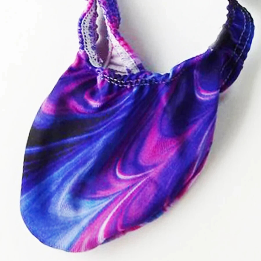 USA SELLER MENS SEXY BLUE/PURPLE SWIRL GRAPE SMUGGLERS MICRO THONG-(L/XL 34-38)