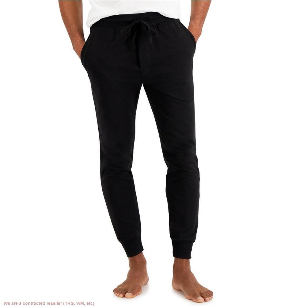Hanes Premium Men’s French Terry Jogger Pajama Pants – Black M *SEE DEAL!!!*