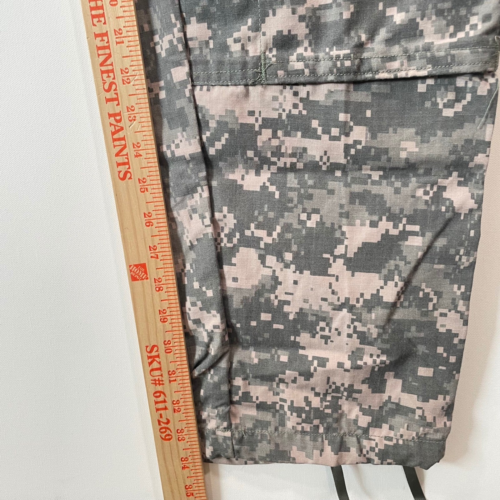 Propper US Army Combat Uniform ACU Digital Camo Cargo Pants Large Long FR NEW