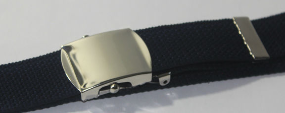 NEW ADJUSTABLE 56″ INCH ASSORTED CANVAS MILITARY WEB UNIFORM BELT CHROME BUCKLE