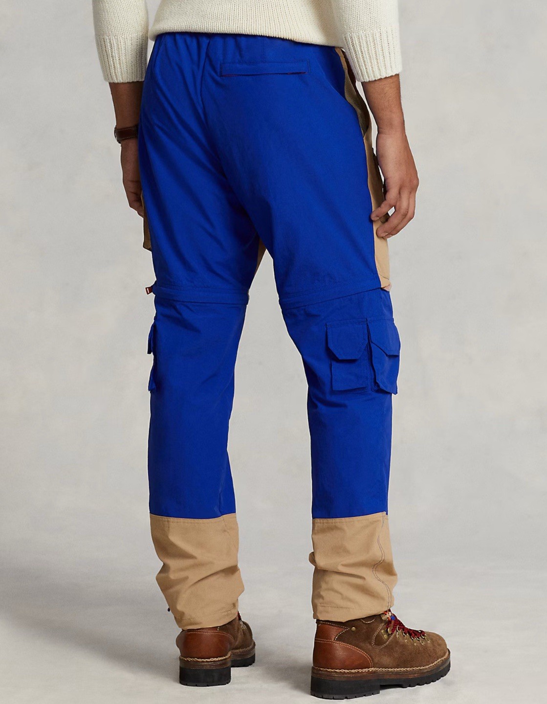 POLO RALPH LAUREN CONVERTIBLE WATER-RESISTANT WINDBREAKER PANTS TO SHORTS LARGE