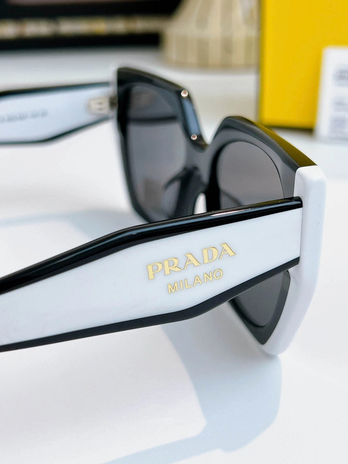 PRADA PR15WS 09Q5S0 54MM Black Talc Dark Grey Women’s Sunglasses
