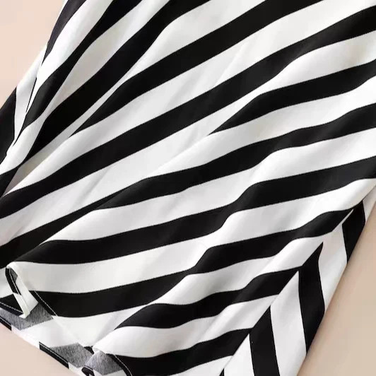 WITCHERY Black and White 100% Viscose Stripe Camisole – Multiple Sizes