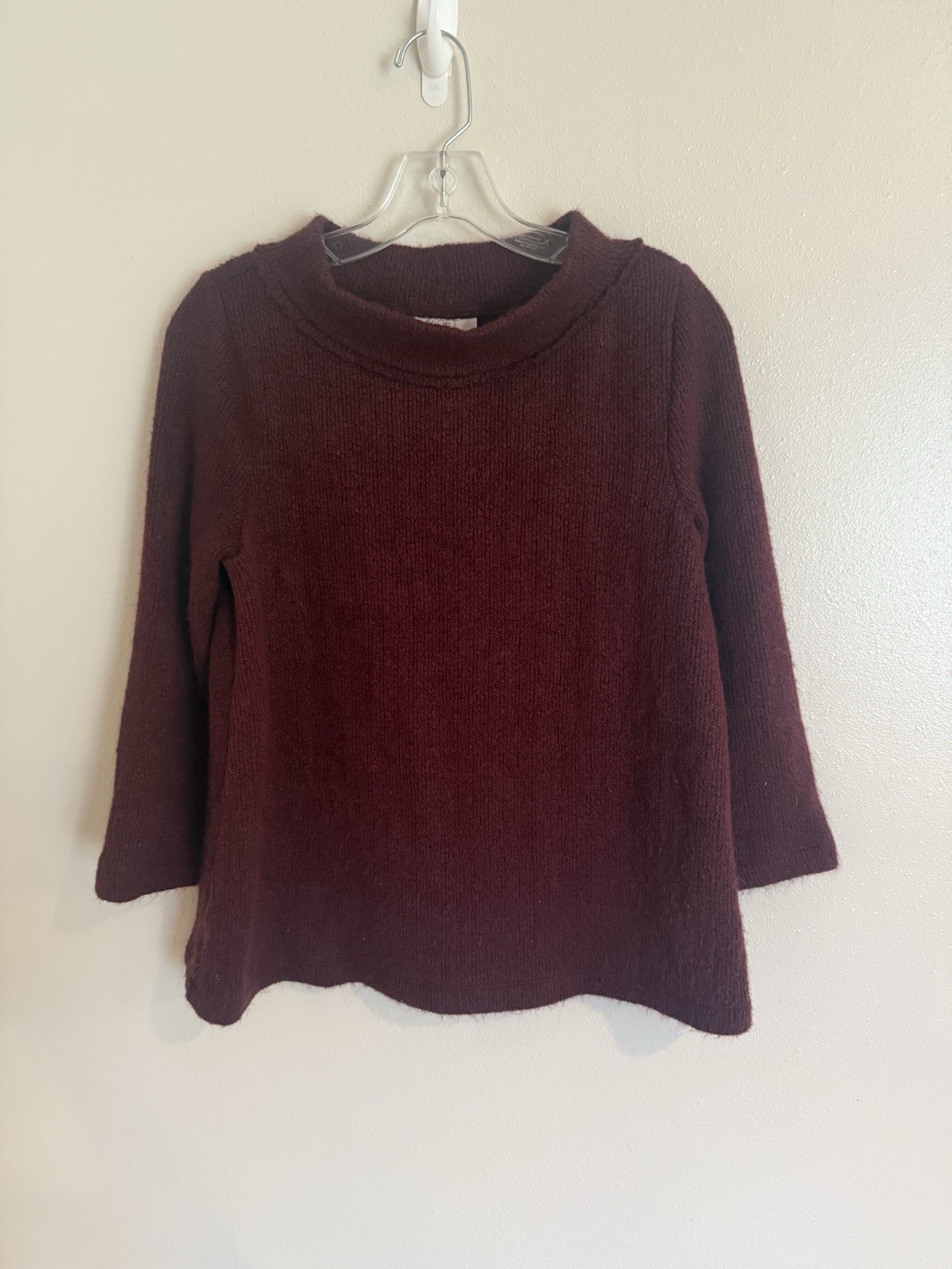 Loft Women’s Mock Neck Sweater, Size Medium, Acrylic/polyester/spandex Blend