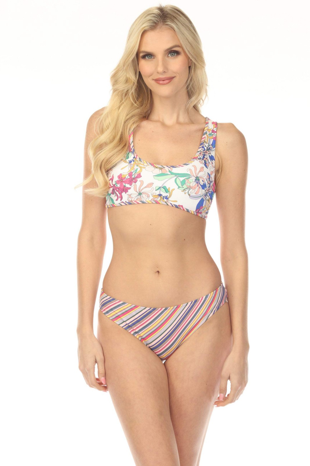 Johnny Was Aldrich Two-Piece Swimsuit CSW1425-J/CSW1525-J