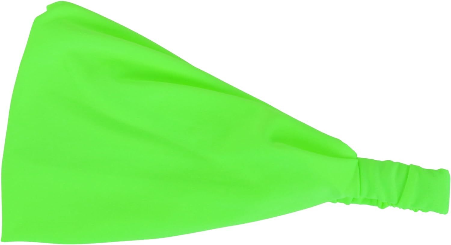 Motique Accessories Wide Neon Headwrap Fabric for Fashion and Exercise