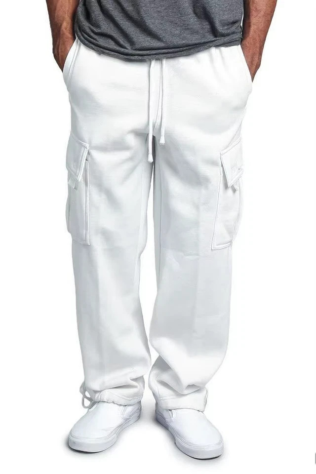 G-Style USA Men’s Jogger Heavy Weight Fleece Cargo Pocket Sweat Pants.