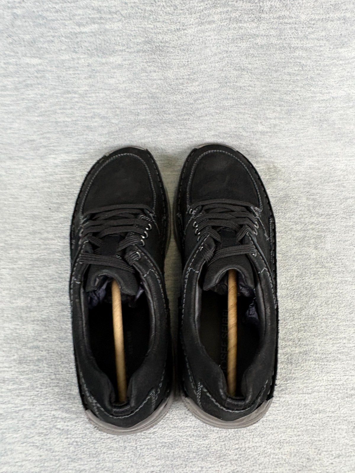 Josef Seibel Liam 01 Shoes Mens 8.5 Black Borneo Leather Cushioning Comfort 42
