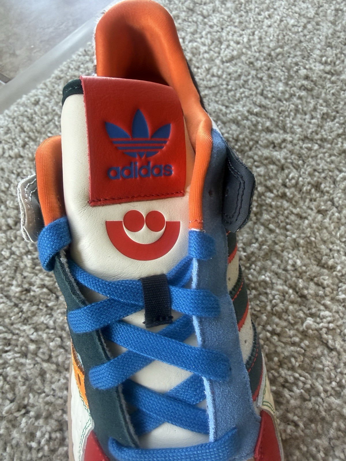 adidas Forum CL “What The Milwaukee” Multicolor Colorblock Low Top Sneakers