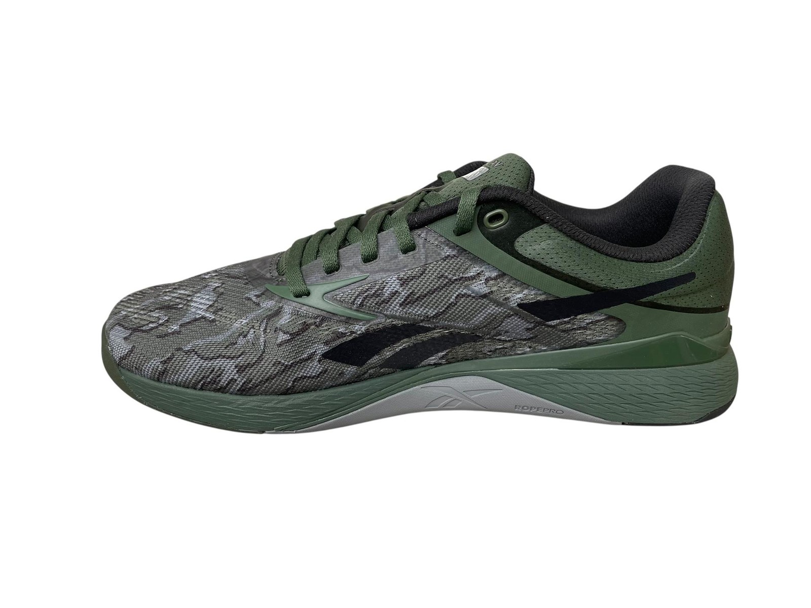 Reebok Men Sneaker Running Casual Nano X5 100229391 Green Black Grey Size 6.5 M