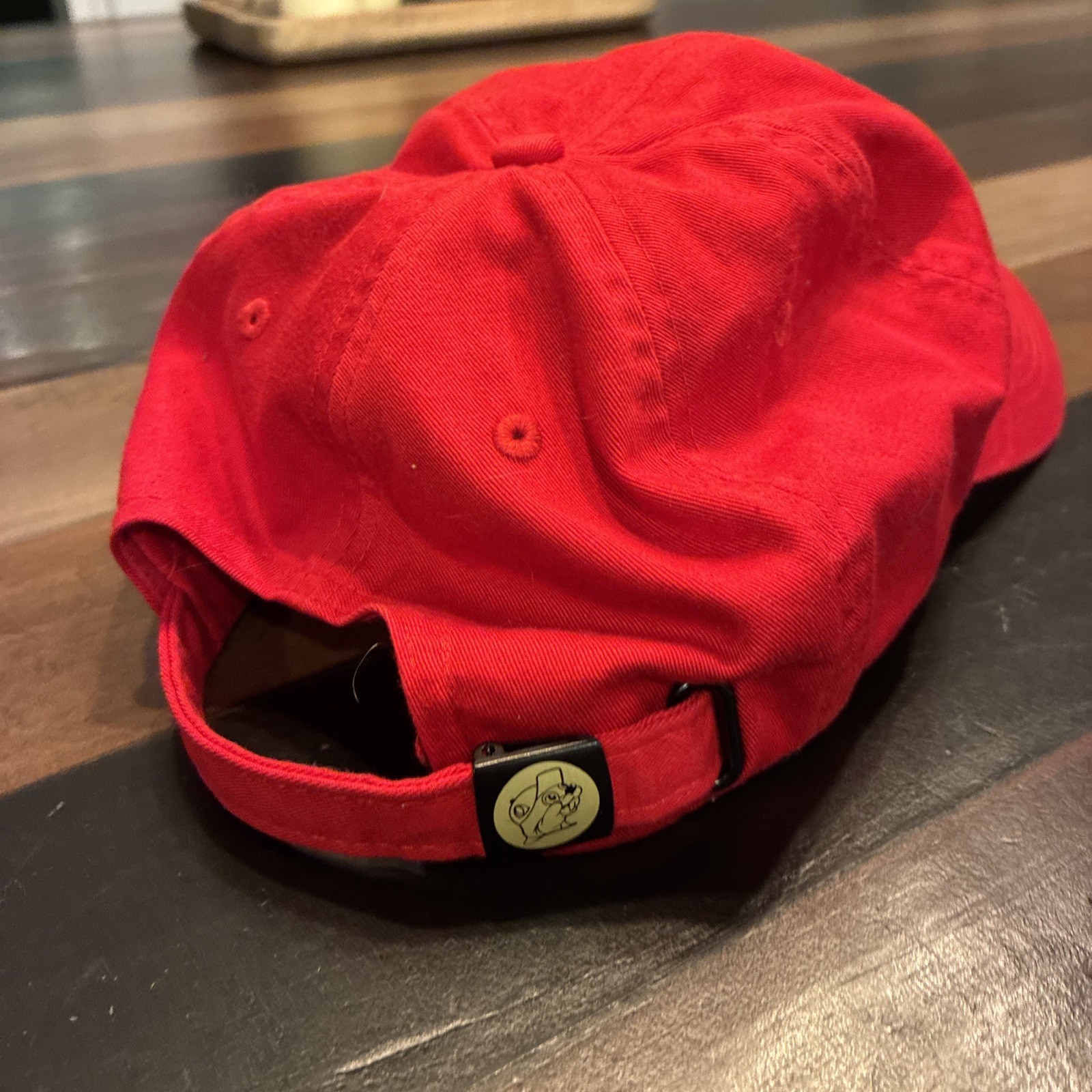 Buc-ee’s Buc-ee Beaver Embroidered Logo Classic Red Adjustable Baseball Hat Cap